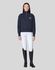 Yagya Ladies 1/2 Zip Sweatshirt, Navy