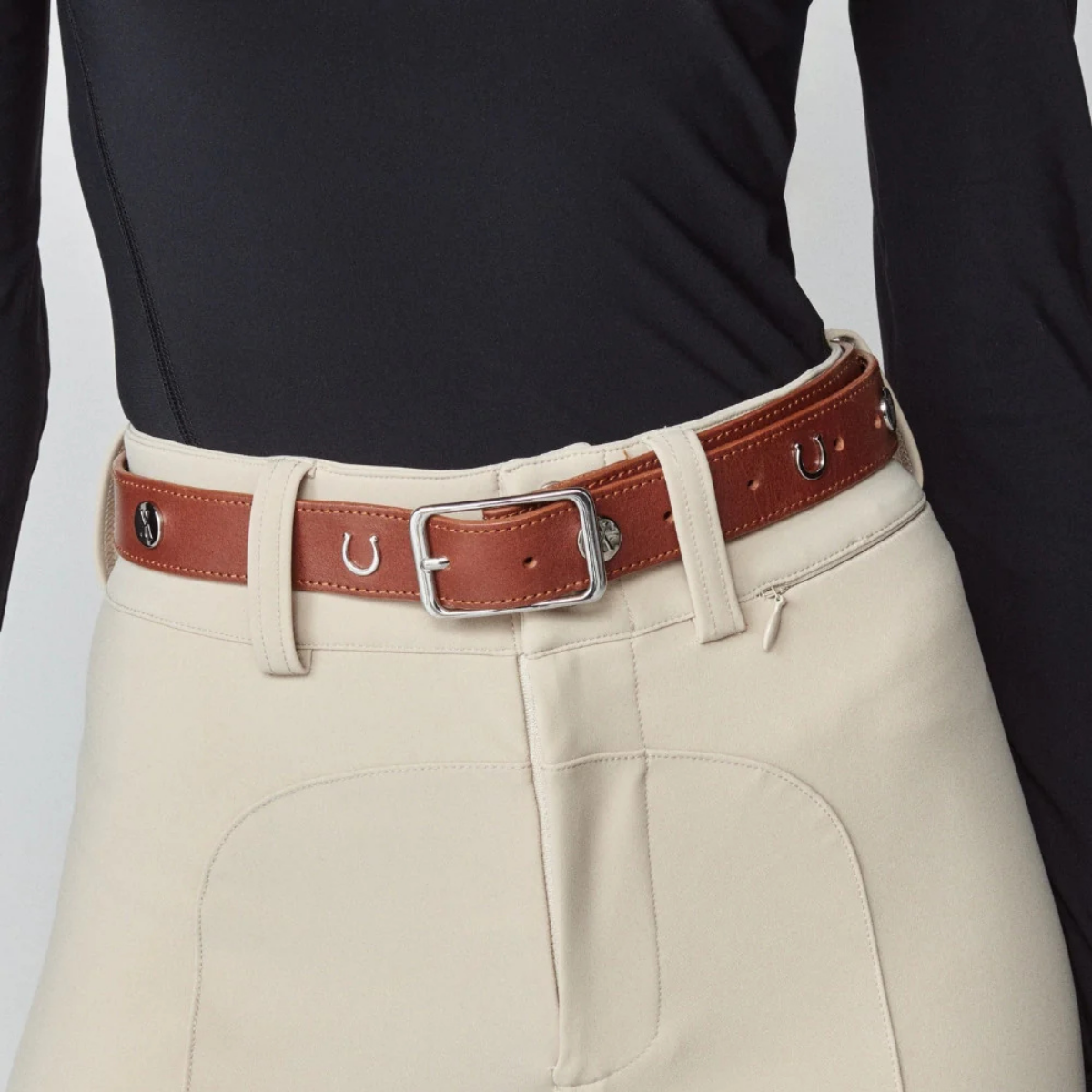 Yagya Leather Bucket Belt, Brown