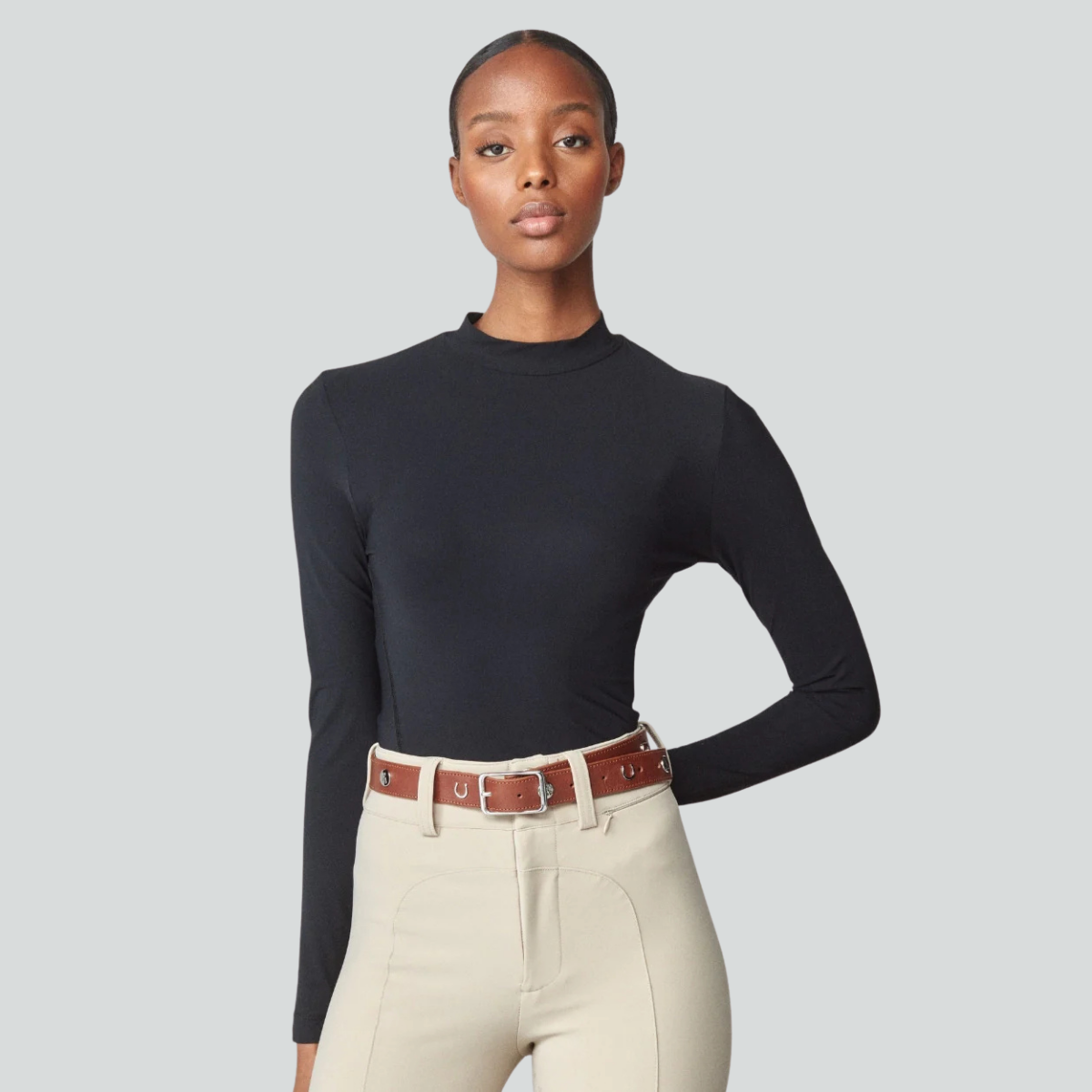 Yagya Leather Bucket Belt, Brown