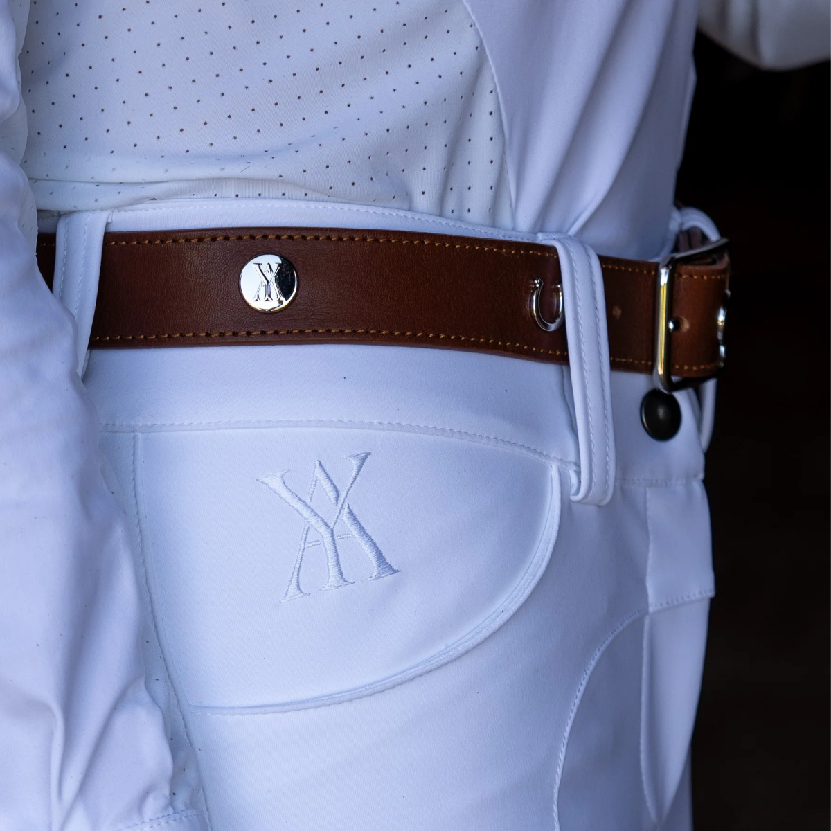Yagya Leather Bucket Belt, Brown