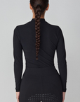 Yagya Ladies Timeless Mesh Show Shirt, Black