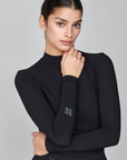Yagya Ladies Timeless Mesh Show Shirt, Black