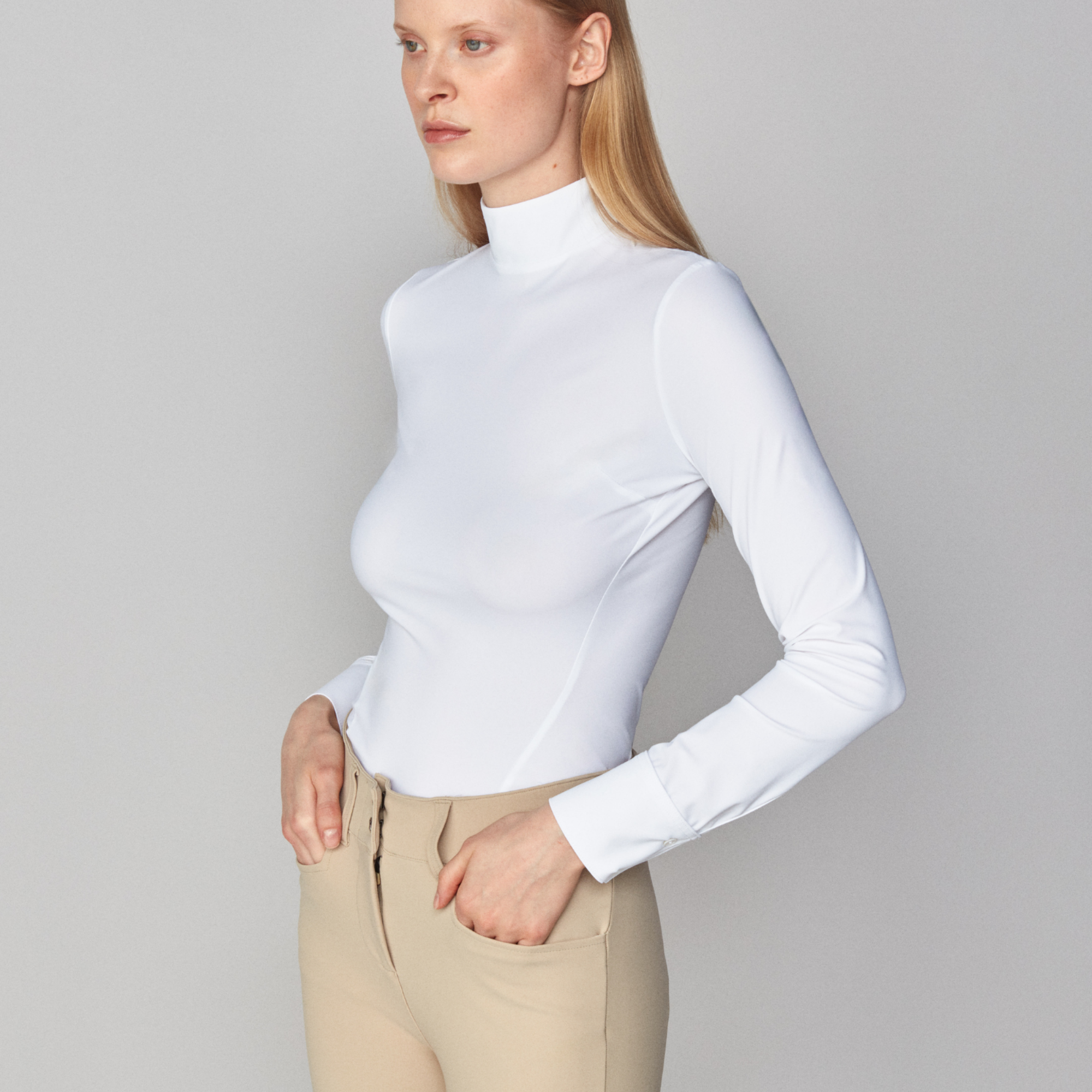 Yagya Ladies Timeless Show Shirt, White