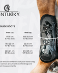 Kentucky Horsewear Vegan Sheepskin Bamboo Tendon Boots, Black
