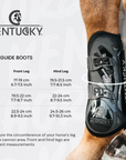 Kentucky Horsewear Vegan Sheepskin Bamboo Tendon Boots, Brown