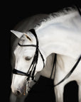 Lumiere Equestrian AUDREY Luxury Leather Double Bridle, Black
