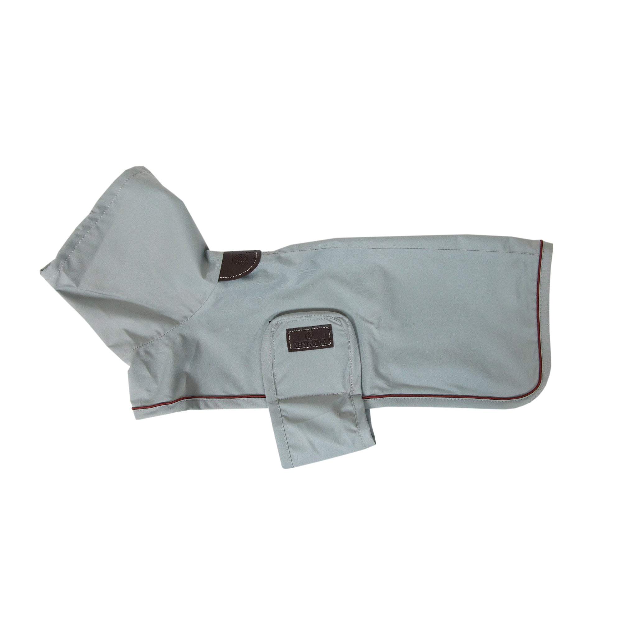 Kentucky Dog Rain Coat, Dusty Blue