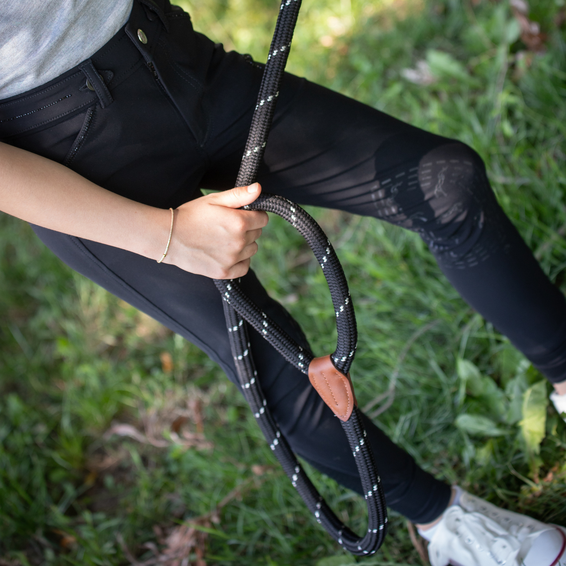 Pénélope Billie Dog Leash, Black