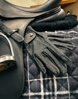 Sixteen Cypress Riding Gloves, Black Herringbone