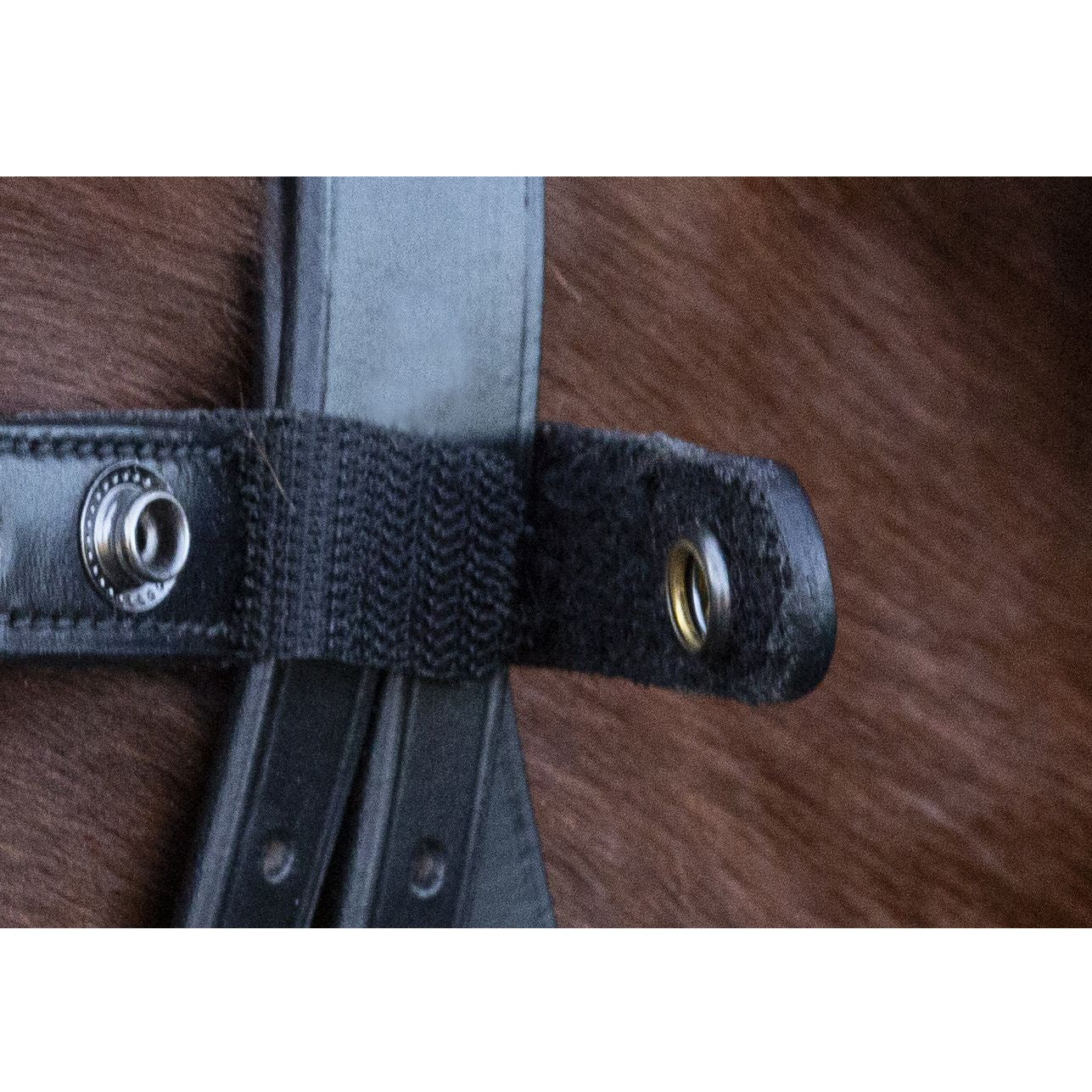 Schockemohle Siena Snap On Browband, Black/Grey