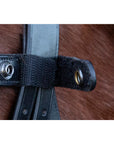 Schockemohle Palermo/Pisa Snap On Browband, Black/Crystal