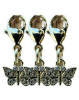 Dubois Cheval Sparkly Butterfly Braid Charm