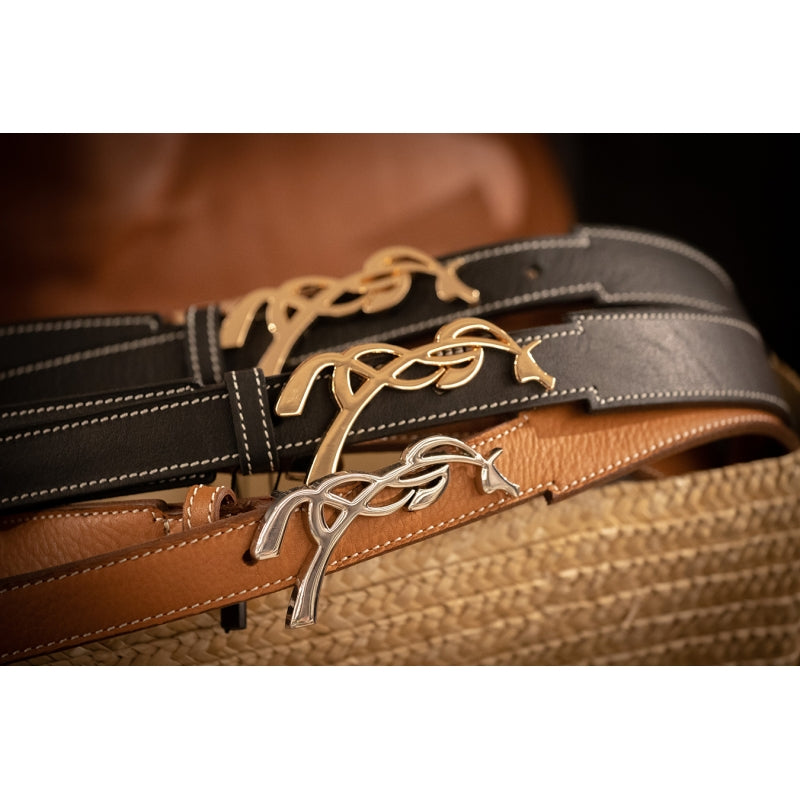Pénélope Signature Belt, Brandy/Cognac