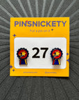 pinsnickety champion horse show number pins on their product packaging card