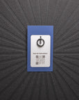 pinsnickety flying unicorn charm card back showing split ring