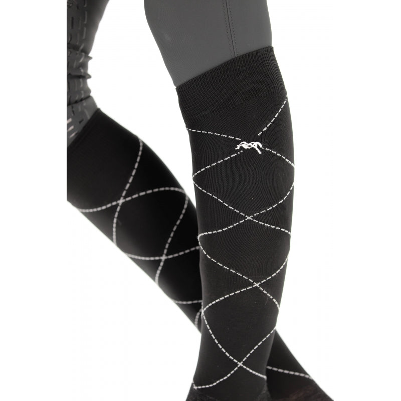 Pénélope Luxe Riding Socks, 2 Pack Black