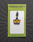 pinsnickety crown bridle bonnet braid charm on a card