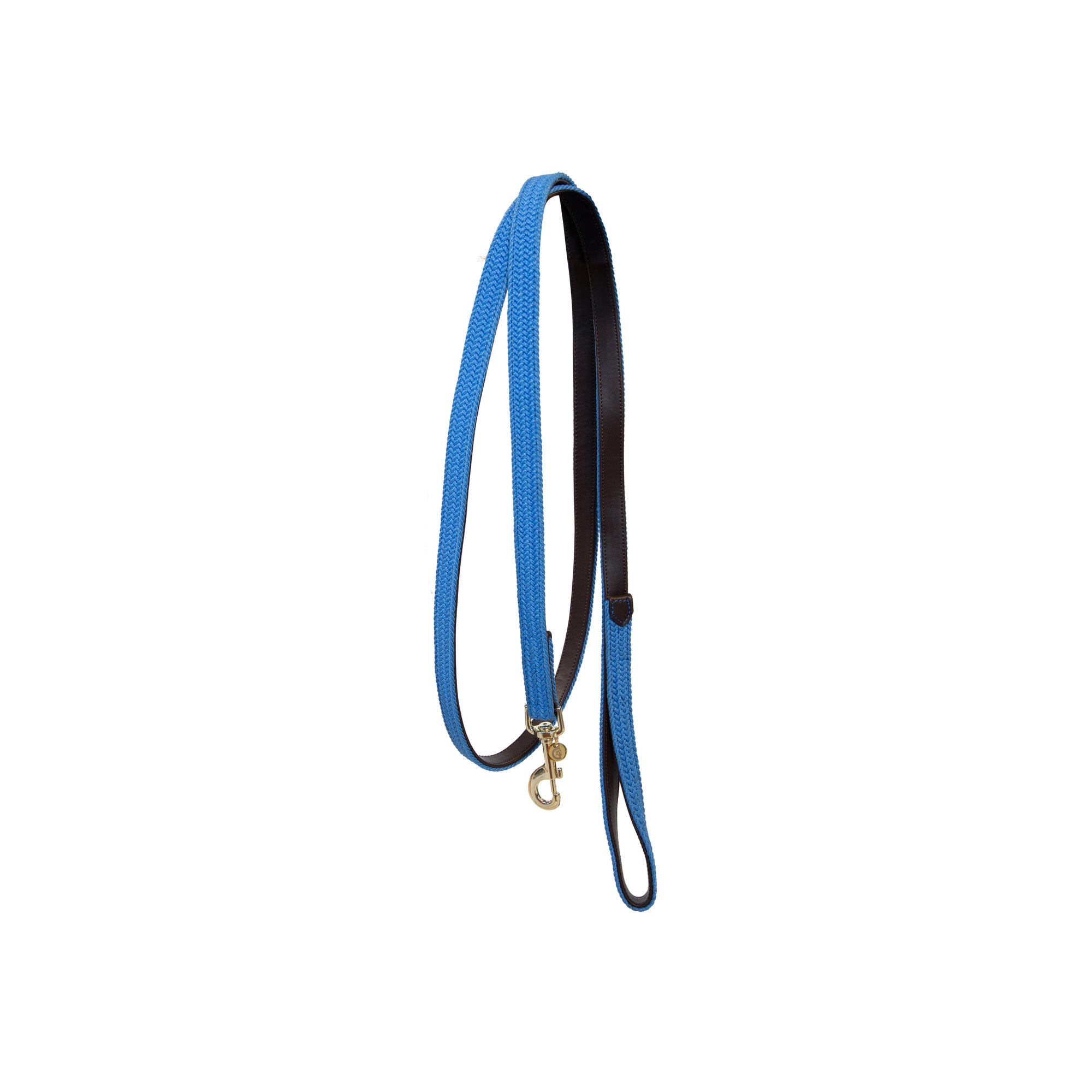 Kentucky Horsewear Plaited Nylon Horse Lead, Light Blue