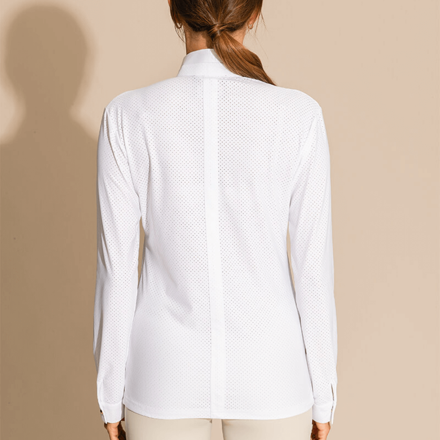 Dada Sport Helios ML Ladies Riding Competition Shirt, White