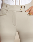 Dada Sport Kit New Ladies Knee Grip Breeches, Beige