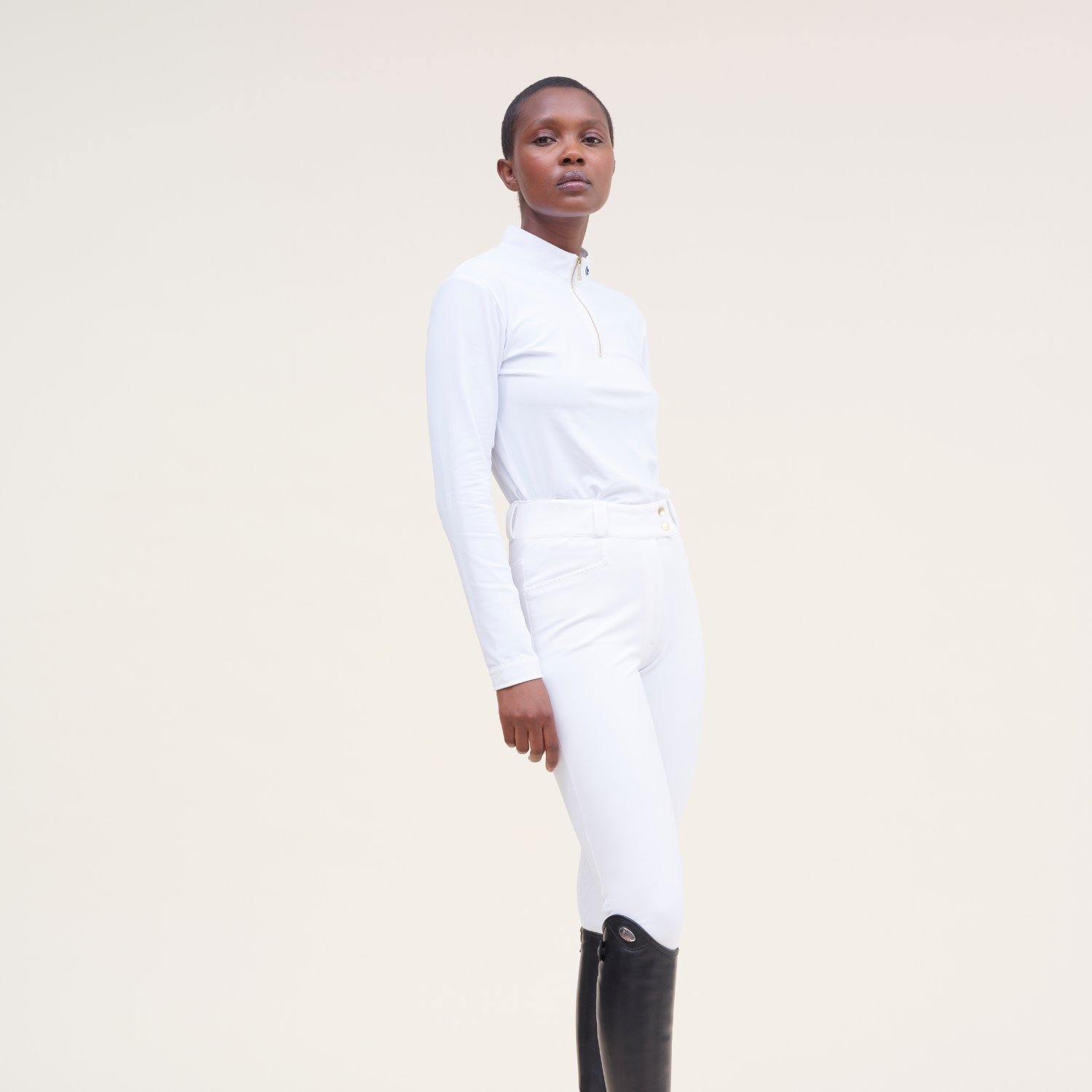 Dada Sport Pablito Ladies Long Sleeve Training Shirt, White