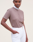 Dada Sport Helios MC Ladies Short Sleeve Competition Shirt, Taupe