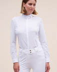 Dada Sport Euphoria Ladies Long Sleeve Competition Shirt, White