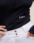 Dada Sport Helios ML Ladies Long Sleeve Horse Riding Competition Shirt, Black