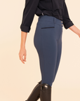 Dada Sport Kit New Ladies Knee Grip Breeches, Baltic Blue