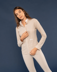 Dada Sport Helios ML Ladies Riding Competition Shirt, Latte