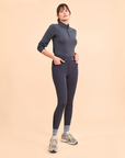 Dada Sport Kit New Ladies Knee Grip Breeches, Thunderstorm