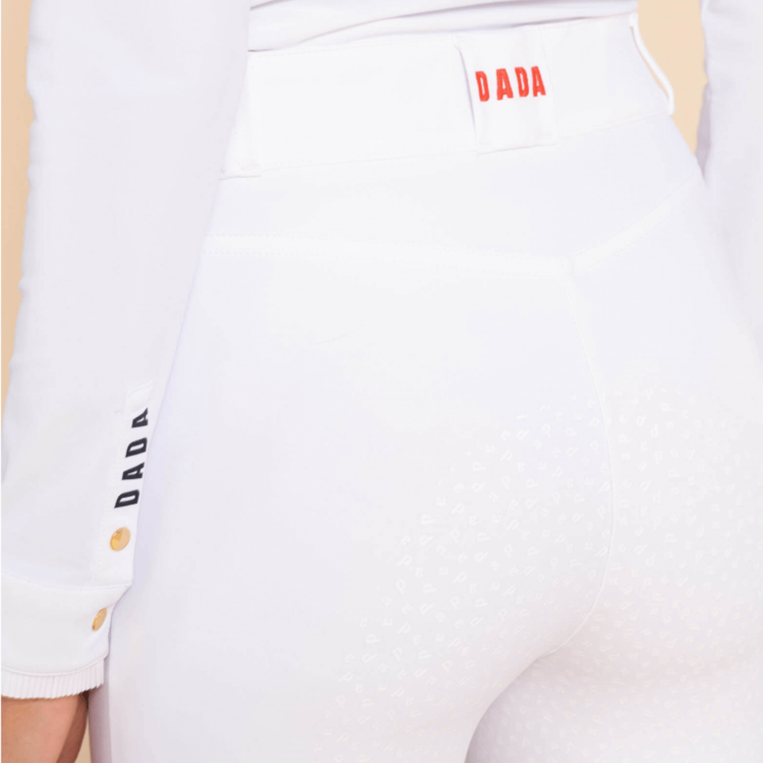 Dada Sport Kit Ladies Full Seat Breeches, White