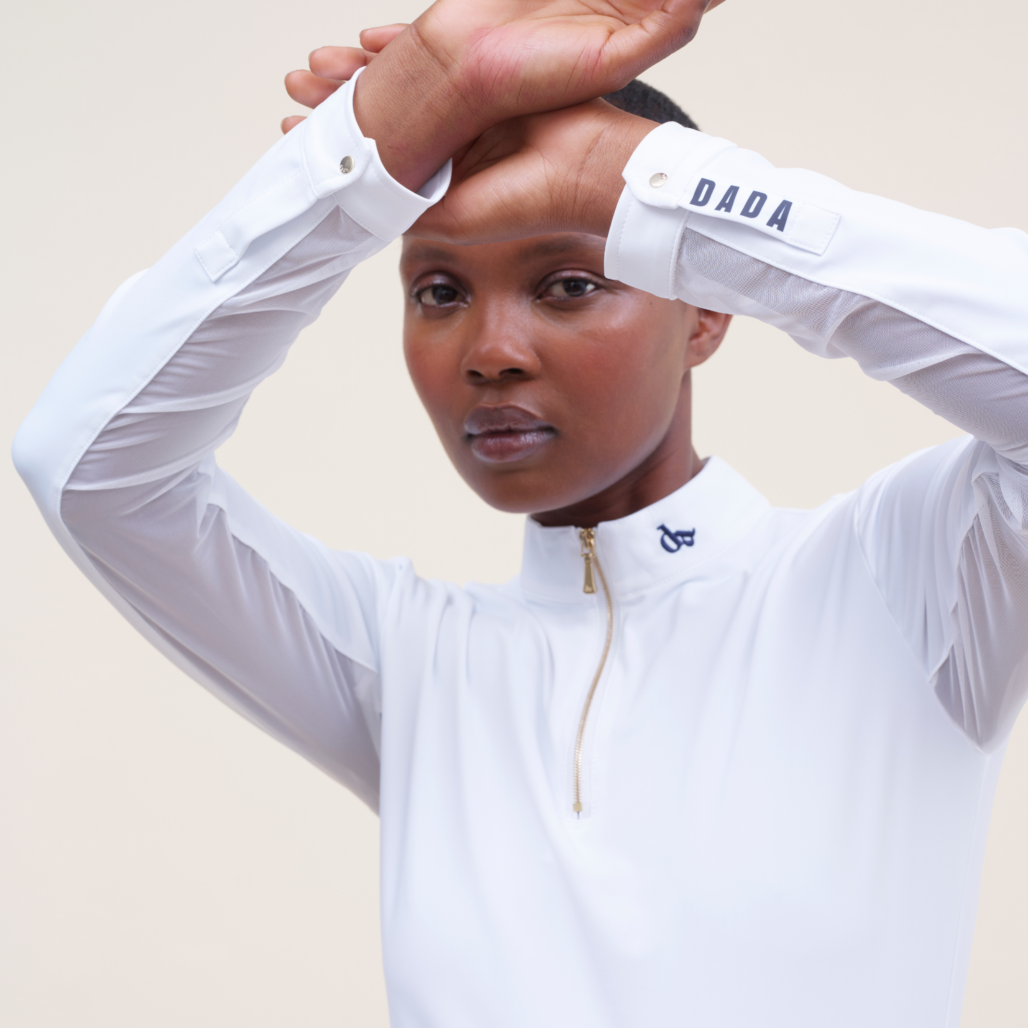 Dada Sport Pablito Ladies Long Sleeve Training Shirt, White