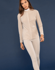 Dada Sport Helios ML Ladies Riding Competition Shirt, Latte