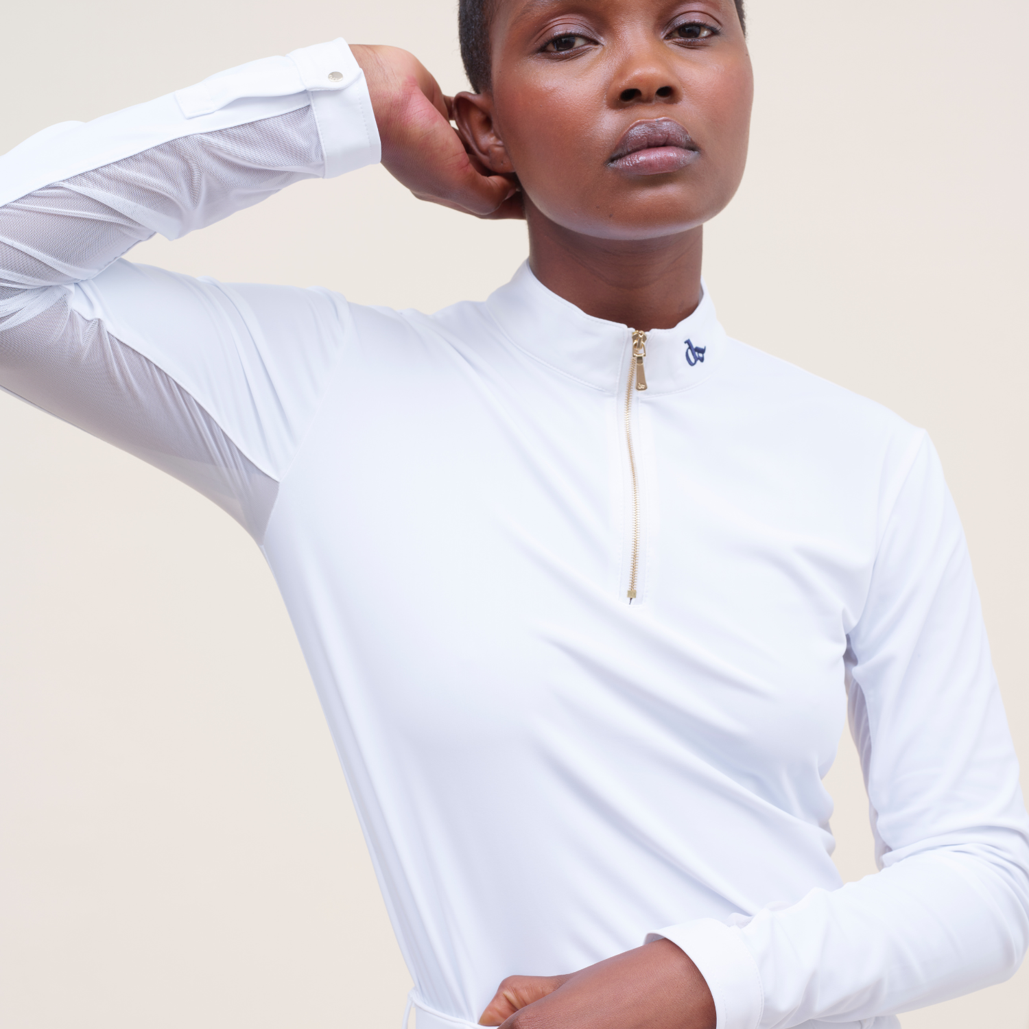 Dada Sport Pablito Ladies Long Sleeve Training Shirt, White