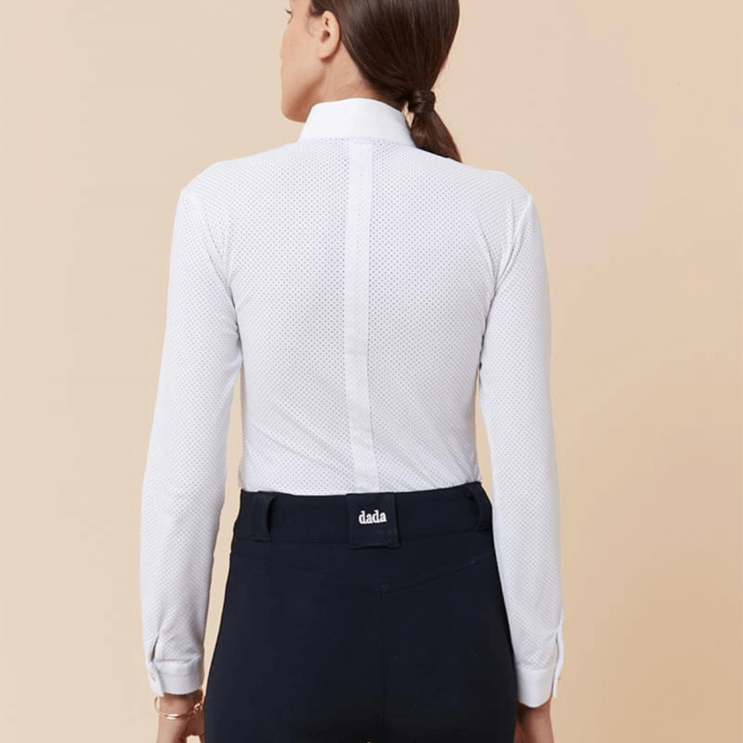 Dada Sport Helios ML Ladies Riding Competition Shirt, White
