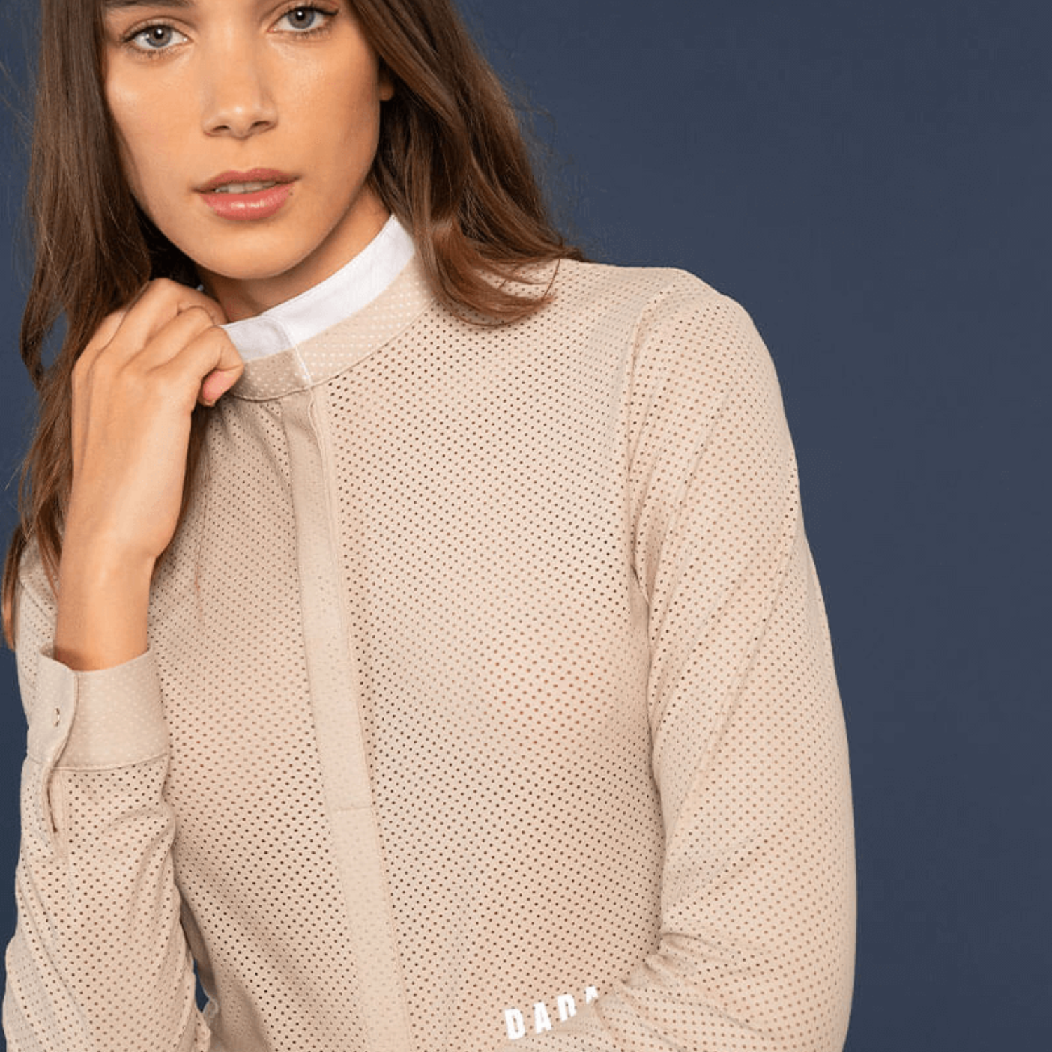 Dada Sport Helios ML Ladies Riding Competition Shirt, Latte