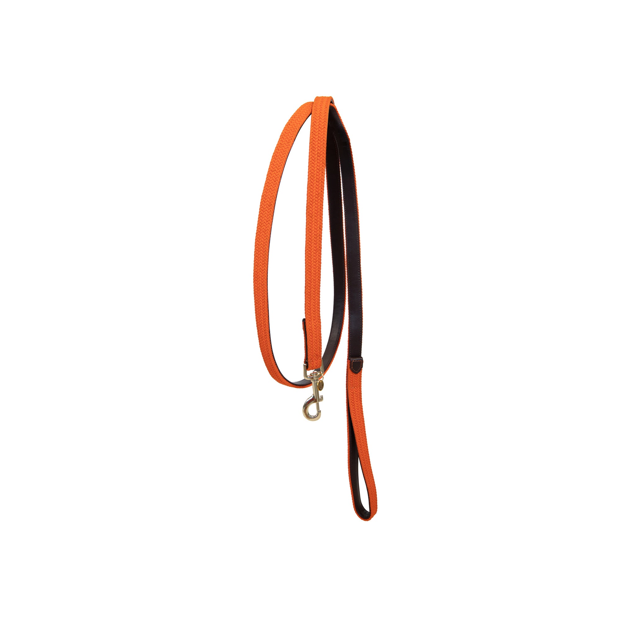Kentucky Horsewear Plaited Nylon Horse Lead, Orange