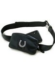 Veltri Novelty Large Eaton Belt Bag, Horseshoe Black