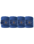 Kentucky Horsewear Polar Fleece Bandage Velvet Pearls, Navy, Full