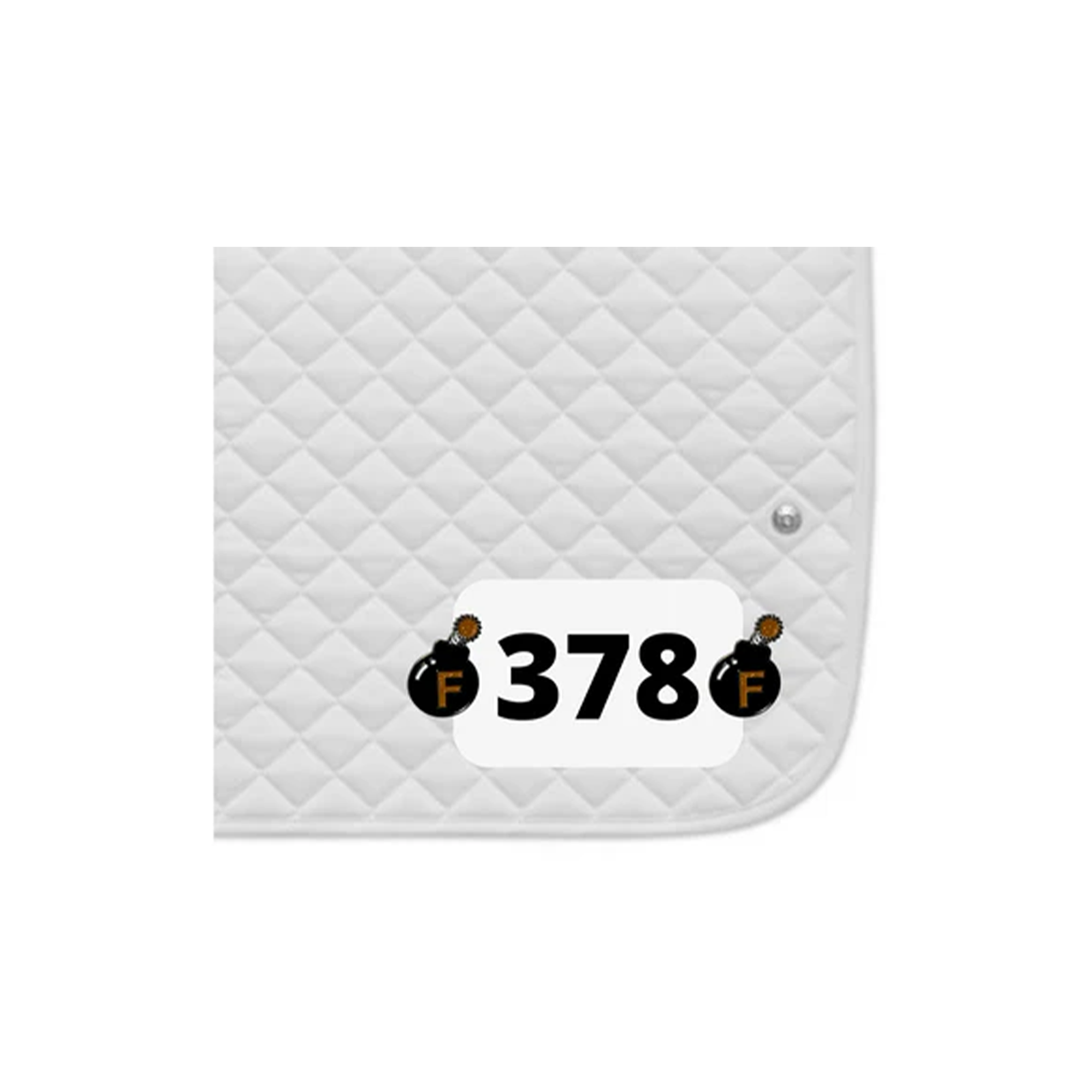 Dubois Cheval F Bomb Number Pin Charms