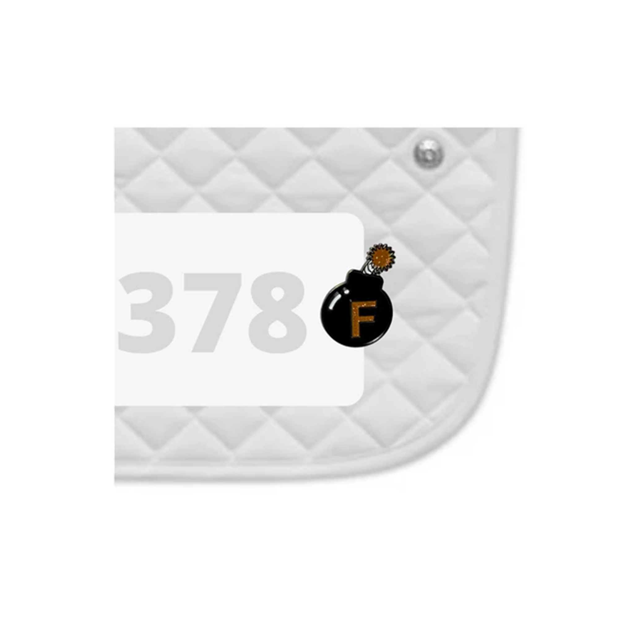 Dubois Cheval F Bomb Number Pin Charms