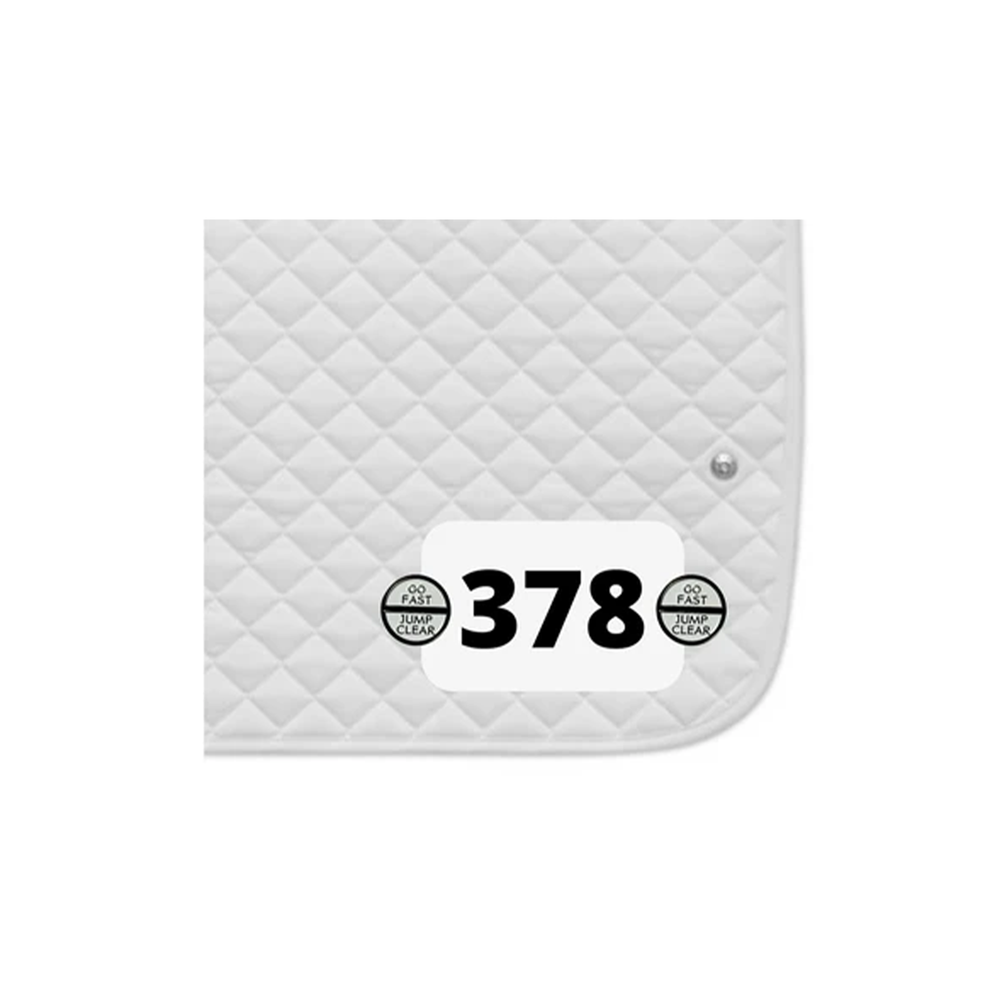 Dubois Cheval Go Fast & Jump Clear Number Pin Charms