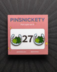 pinsnickety horseshoe horse show number pins on a saddle pad