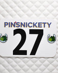 pinsnickety horseshoe horse show number pins on a saddle pad
