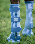 Horsewear Fly Boots, Set of 2, Heather Blue/Blue & Silver