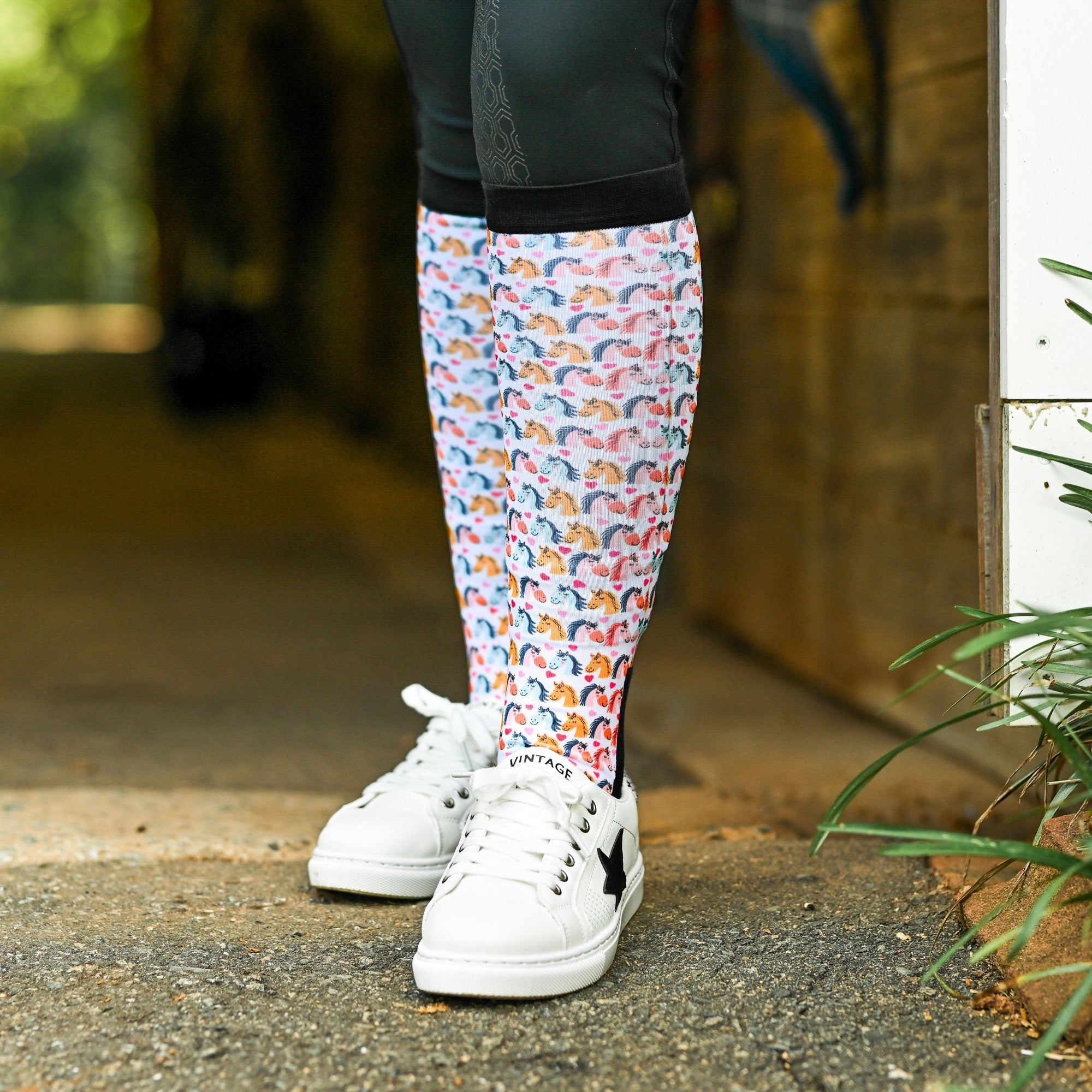 Dreamers & Schemers Horsing Around Pair and a Spare Socks