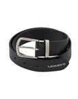 LeMieux Debossed Leather Belt, Black
