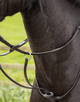 LeMieux Arika Running Martingale, Black/Silver