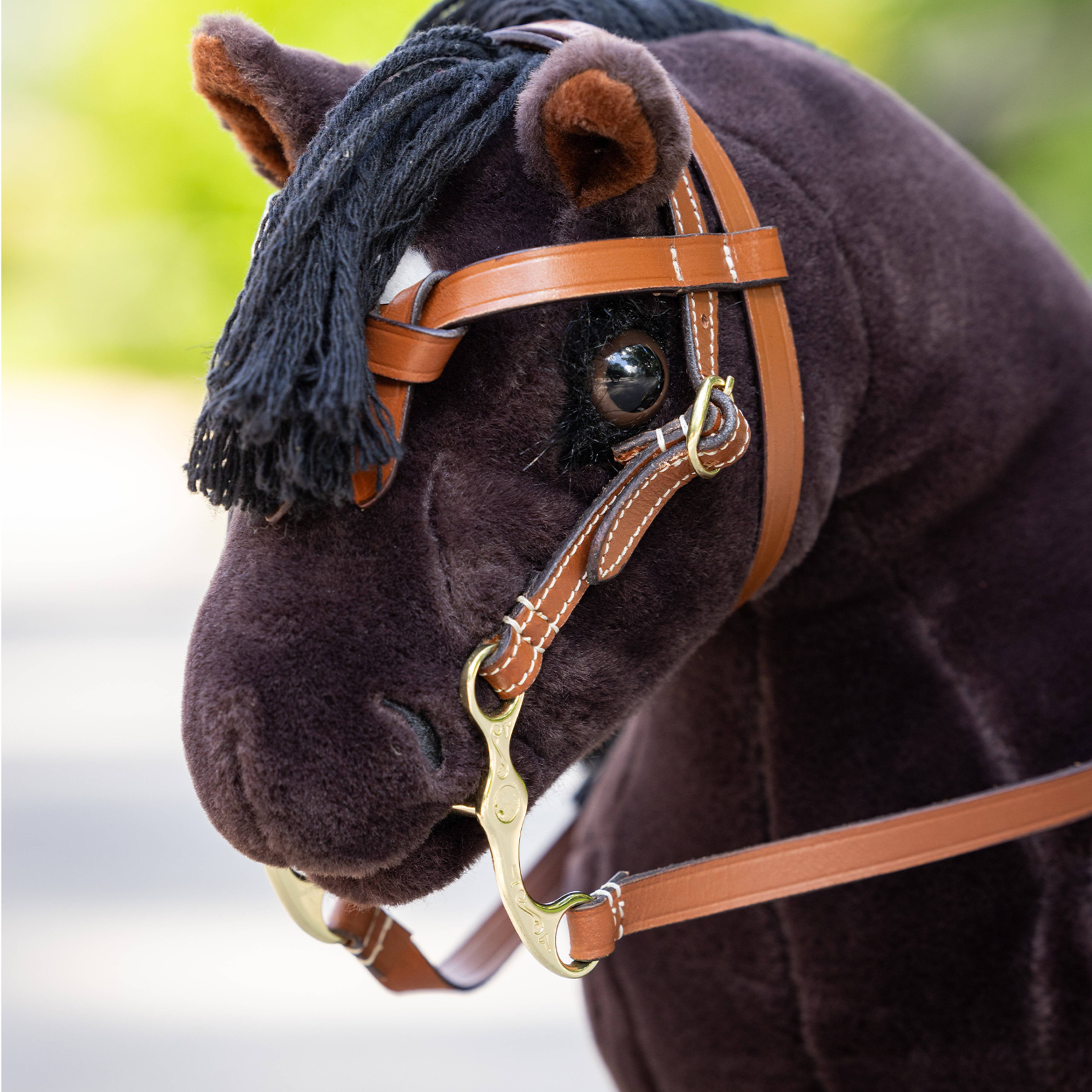 LeMieux Hobby Horse Western Bridle, Tan